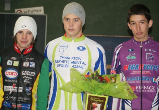 Podium chpt Aisne cylocross 2011